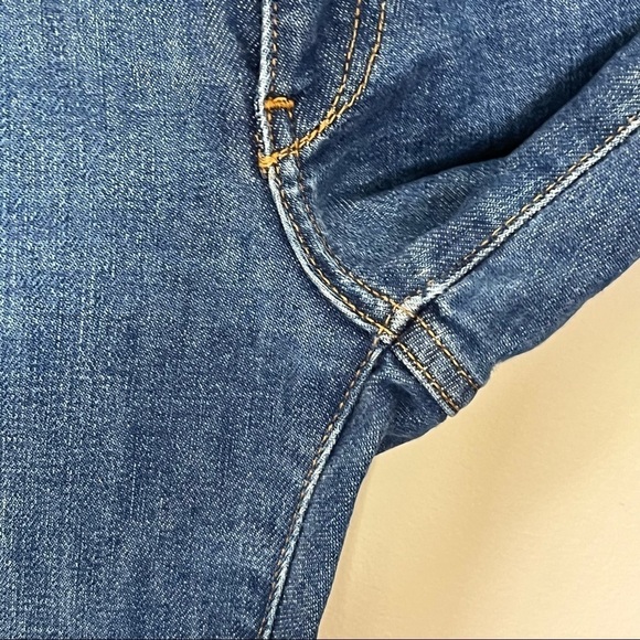 Acne Studios Needle Marine High Rise Jeans Women’s Size 26 Blue Cotton Blend - Picture 9 of 15